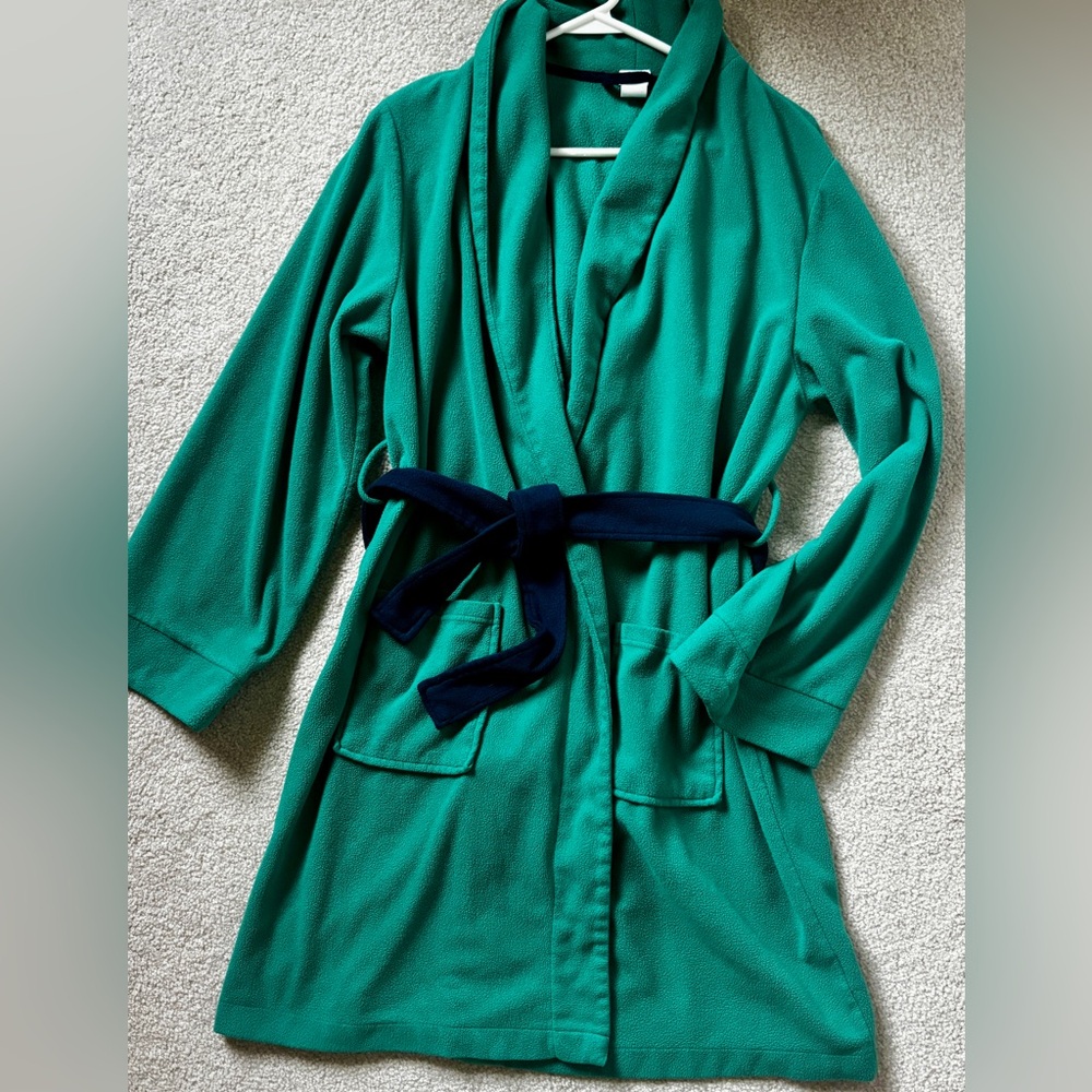 Circo Teal Robe with Dark Blue Accent for Kids